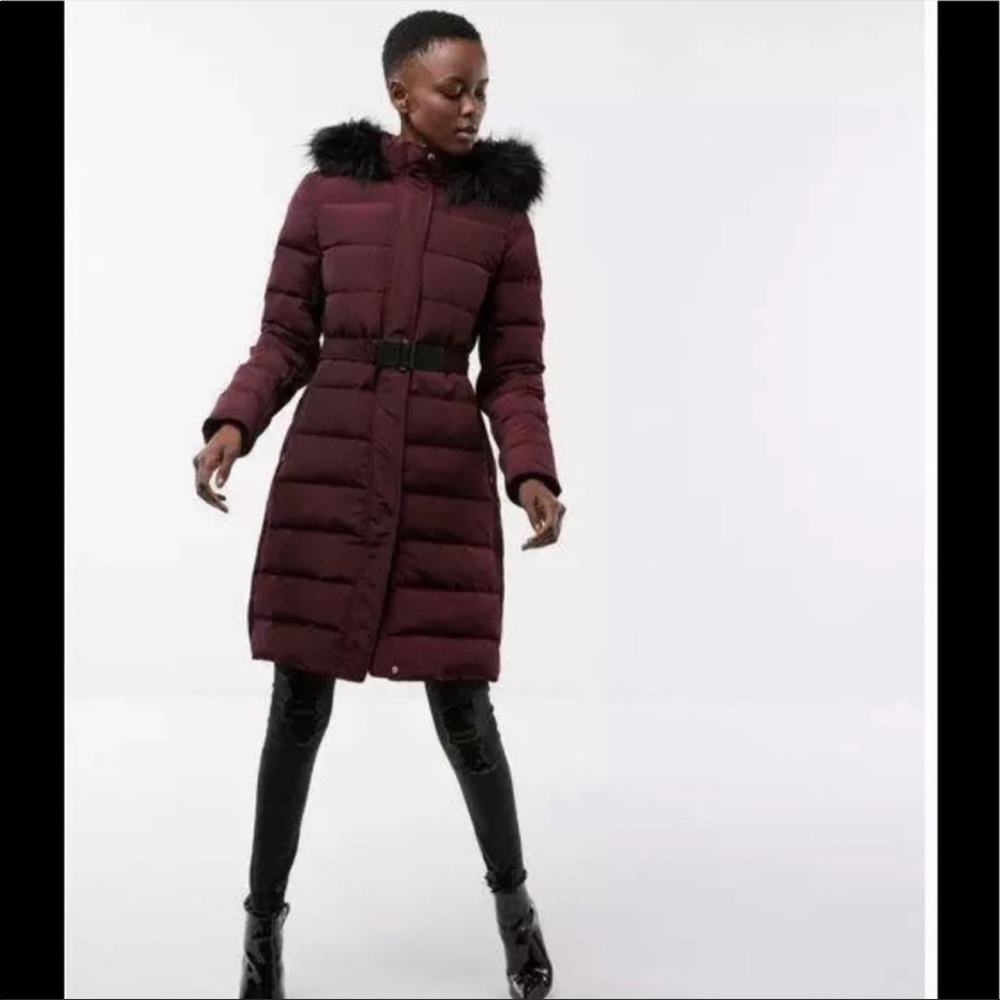 Express hooded jacket with belt